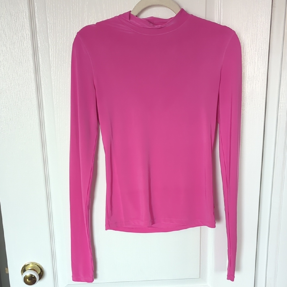 Levi's Pink Long Sleeve Fitted Blouse
